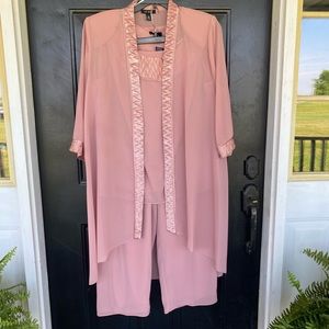 Le Bos | Pants u0026 Jumpsuits | Le Bos Dusty Rose 3 Pc Pantsuit  Mothergrandmother Of The Bride | Poshmark